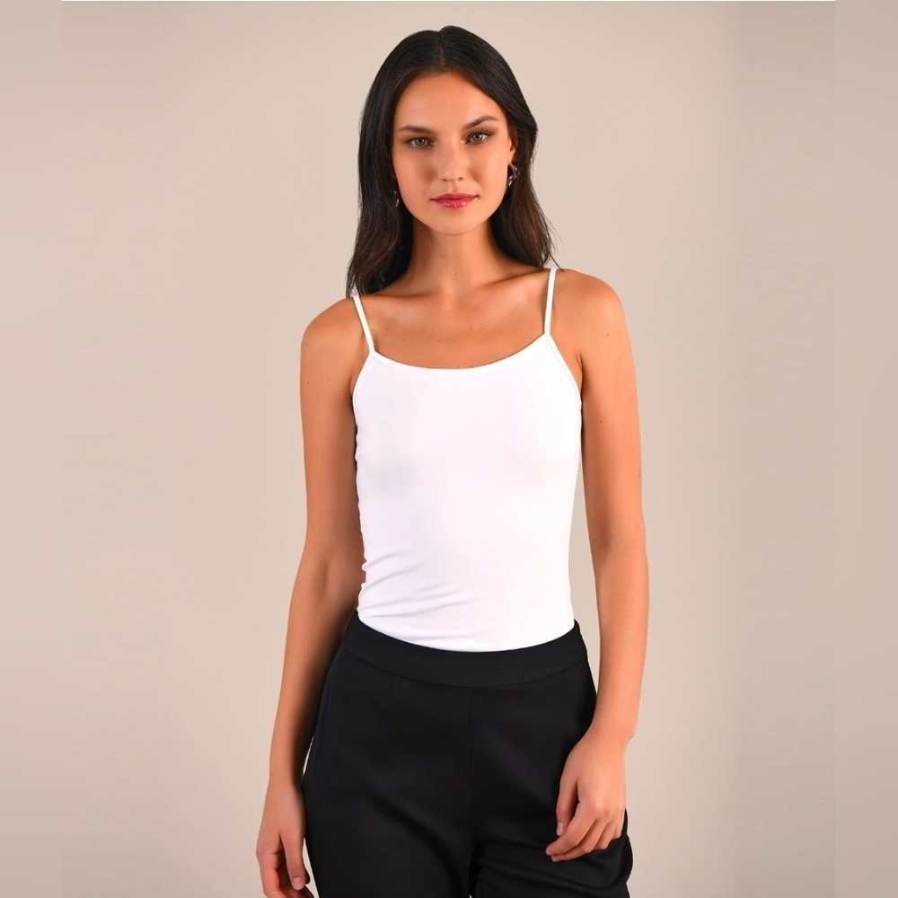 Anne Fontaine Cintia Camisole White Sz 8